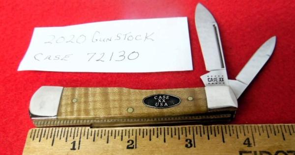 CASE XX 2020 GUNSTOCK 72130 PRE OWNED AND CARED FOR NICE KNIFE CASE XX 2020 GUNSTOCK 72130 PRE OWNED AND CARED FOR NICE KNIFE