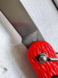 Camillus NY Parachute orange handle automatic knife Camillus NY Parachute orange handle automatic knife