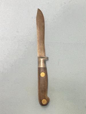 Vintage German Knife/Crown & Soldier Inlays – GESETZLICH GESCH – 1920’s-1940’s