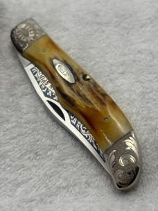 Case XX 1976 The American Spirit Bicentennial Stag Pocket Knife Made In USA Case XX 1976 The American Spirit Bicentennial Stag Pocket Knife Made In USA