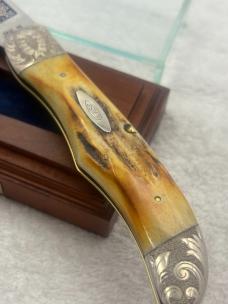 Case XX 1976 The American Spirit Bicentennial Stag Pocket Knife Made In USA Case XX 1976 The American Spirit Bicentennial Stag Pocket Knife Made In USA