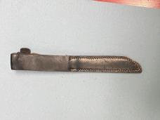 Vintage 9.5” Fixed Blade Knife – Full Tang – Drop Point Blade – Brass Vintage 9.5” Fixed Blade Knife – Full Tang – Drop Point Blade – Brass