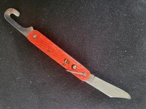 Vintage Parachute knife  Orange