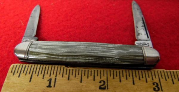 VERY VINTAGE HAMMER BRAND USA 3" PEN KNIFE CELLULOID USED VERY VINTAGE HAMMER BRAND USA 3" PEN KNIFE CELLULOID USED