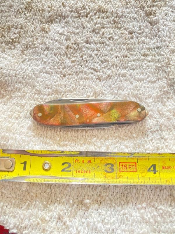 Vintage Western States 2-Blade Pocket Knife – Celluloid Handles – 3” Closed Vintage Western States 2-Blade Pocket Knife – Celluloid Handles – 3” Closed