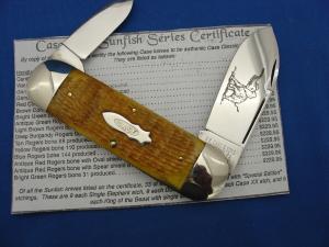 Case Classic W. R Case 62050 Case XX Classic Bone Handle Elephant Toe Knife Single Elephant Etch 