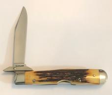 New Without Box 1977 Case Stag Blue Scroll Cheetah New Without Box 1977 Case Stag Blue Scroll Cheetah