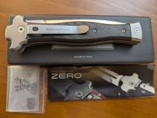 NIB AGA CAMPOLIN 9INCH-23CM ZERO CARBON FIBER SCALES W/BOHLER SATIN DAGGER BLADE NIB AGA CAMPOLIN 9INCH-23CM ZERO CARBON FIBER SCALES W/BOHLER SATIN DAGGER BLADE