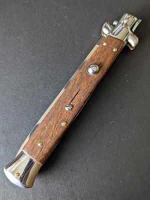 GIOVANNI BELTRAME 28CM 11" FLAT BLADE AUTO IN PALISANDER WOOD  ...NOS