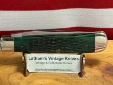 CASE XX USA 8 DOT 1982 SINGLE BLADE TRAPPER G6154 GREEN BONE CASE XX USA 8 DOT 1982 SINGLE BLADE TRAPPER G6154 GREEN BONE