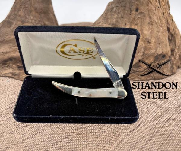 Case XX USA 810096 SS Pearl Texas Tiny Toothpick 2014 Folding Pocket Knife NIB Case XX USA 810096 SS Pearl Texas Tiny Toothpick 2014 Folding Pocket Knife NIB