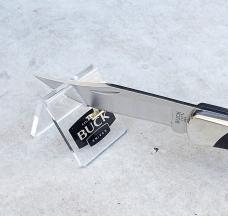 Buck 111 Folding Hunter - 2025 Stealth Run #009 - Genuine Ebony Handle MagnaCut Blade - New Buck 111 Folding Hunter - 2025 Stealth Run #009 - Genuine Ebony Handle MagnaCut Blade - New