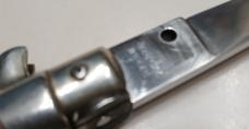 Vintage 8" Rostfrei Import RedDot Switchblade with Stag Horn Scales Vintage 8" Rostfrei Import RedDot Switchblade with Stag Horn Scales