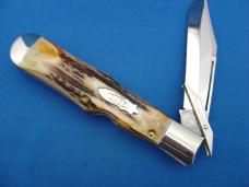 Case Classic 51050L Stag Handle Swing Guard Lockback Knife Case Classic 51050L Stag Handle Swing Guard Lockback Knife