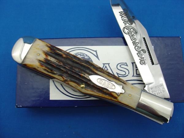 Case Classic 51050 Stag Handle Folding Hunter Knife Case Classic 51050 Stag Handle Folding Hunter Knife