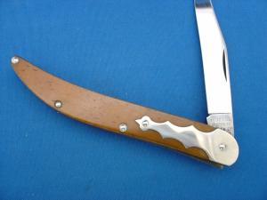 Case Classic 10095 Bone Handle Factory Sample Barndoor Hinge Toothpick Knife 1 of 5
