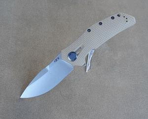 Zero Tolerance 0308 Folding Knife Coyote Tan G-10/Ti Handle SW 20CV Blade - New