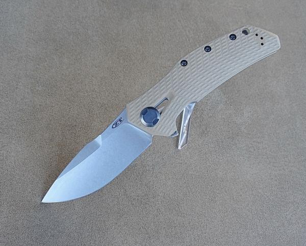 Zero Tolerance 0308 Folding Knife Coyote Tan G-10/Ti Handle SW 20CV Blade - New Zero Tolerance 0308 Folding Knife Coyote Tan G-10/Ti Handle SW 20CV Blade - New