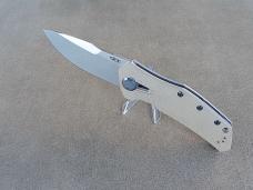 Zero Tolerance 0308 Folding Knife Coyote Tan G-10/Ti Handle SW 20CV Blade - New Zero Tolerance 0308 Folding Knife Coyote Tan G-10/Ti Handle SW 20CV Blade - New