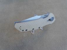Zero Tolerance 0308 Folding Knife Coyote Tan G-10/Ti Handle SW 20CV Blade - New Zero Tolerance 0308 Folding Knife Coyote Tan G-10/Ti Handle SW 20CV Blade - New
