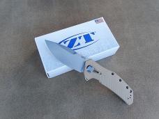 Zero Tolerance 0308 Folding Knife Coyote Tan G-10/Ti Handle SW 20CV Blade - New Zero Tolerance 0308 Folding Knife Coyote Tan G-10/Ti Handle SW 20CV Blade - New