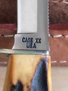 1976 Case 5 Finn Razor Edge Stag Fixed Blade 1976 Case 5 Finn Razor Edge Stag Fixed Blade