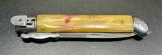 Italian-Style 11” Swing-Guard Leverlock Stiletto Italian-Style 11” Swing-Guard Leverlock Stiletto