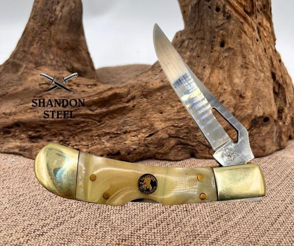 Frost Cutlery Whitetail Trailing Point Lock back Folding Pocket Knife EDC (35) Frost Cutlery Whitetail Trailing Point Lock back Folding Pocket Knife EDC (35)