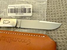 Northwoods Madison Barlow by GEC Red Micarta Northwoods Madison Barlow by GEC Red Micarta