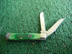CASE XX 2020 GREEN BONE MINI TRAPPER 6207 3-1/2" UNUSED FROM DISPLAY