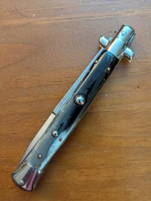 1950'S 28CM/11 INCH LATAMA PICKLOCK BAYONET BRAZILIAN HORN 4MM KICK SPRING