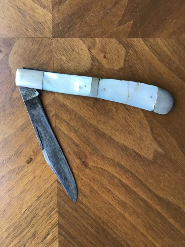UNION CUT CO OLEAN NY HOBO KNIFE UNION CUT CO OLEAN NY HOBO KNIFE