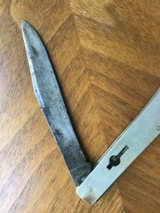 UNION CUT CO OLEAN NY HOBO KNIFE UNION CUT CO OLEAN NY HOBO KNIFE