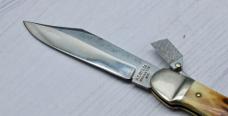 Aerial AC MFG Co Marinette, WIS Stag Lever K112 Switchblade Knife Aerial AC MFG Co Marinette, WIS Stag Lever K112 Switchblade Knife