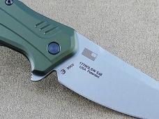 Kershaw Link A/O Folding Knife - 1776OLSW Olive Aluminum Handle / 20CV Blade NEW Kershaw Link A/O Folding Knife - 1776OLSW Olive Aluminum Handle / 20CV Blade NEW