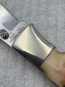 Blackjack Knives Vintage Stag Yukon Skinner Mid Lock Back Made In Japan (114) Blackjack Knives Vintage Stag Yukon Skinner Mid Lock Back Made In Japan (114)