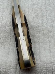 Blackjack Knives Vintage Stag Yukon Skinner Mid Lock Back Made In Japan (114) Blackjack Knives Vintage Stag Yukon Skinner Mid Lock Back Made In Japan (114)