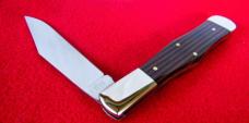 KABAR 1983 DOG HEAD COKE BOTTLE BROWN STRIPE CLUB KNIFE 5-1/4" UNUSED FROM STORAGE WELL CARED FOR KABAR 1983 DOG HEAD COKE BOTTLE BROWN STRIPE CLUB KNIFE 5-1/4" UNUSED FROM STORAGE WELL CARED FOR
