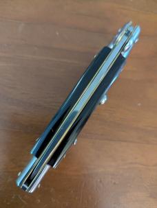 GIOVANNI BELTRAME 9" 23CM BUFFALO HORN STILETTO FLAT BLADE..NEW GIOVANNI BELTRAME 9" 23CM BUFFALO HORN STILETTO FLAT BLADE..NEW