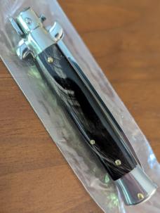 GIOVANNI BELTRAME 9" 23CM BUFFALO HORN STILETTO FLAT BLADE..NEW GIOVANNI BELTRAME 9" 23CM BUFFALO HORN STILETTO FLAT BLADE..NEW
