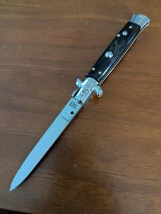 GIOVANNI BELTRAME 9" 23CM BUFFALO HORN STILETTO FLAT BLADE..NEW GIOVANNI BELTRAME 9" 23CM BUFFALO HORN STILETTO FLAT BLADE..NEW