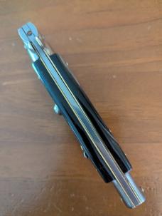 GIOVANNI BELTRAME 9" 23CM BUFFALO HORN STILETTO FLAT BLADE..NEW GIOVANNI BELTRAME 9" 23CM BUFFALO HORN STILETTO FLAT BLADE..NEW