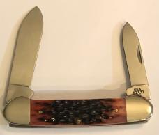 New Without Box Case Silver Script Canoe #2 New Without Box Case Silver Script Canoe #2