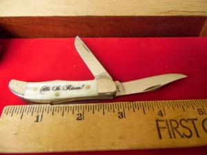 2020 CASE XX 62165 NATURAL WHITE BONE POCKET HUNTER HE IS RISEN IN TIN PRE-OWNED NEVER USED 