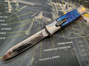 Vintage 8 Inch Edge Co Blue OTF