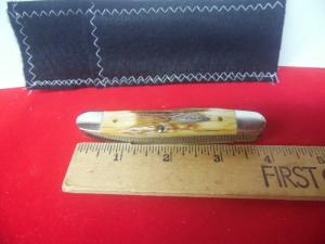 CASE XX 1981 GEN STAG 4" MUSKRAT SSP UNUSED NICE EVEN STAG