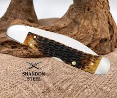 CASE BURNT AMBER ROGERS JIGGED BONE 61549WL CS COPPERLOCK 51392 CARBON STEEL CASE BURNT AMBER ROGERS JIGGED BONE 61549WL CS COPPERLOCK 51392 CARBON STEEL
