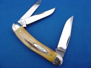 Case Classic 53039 Polished Stag Handle Factory Sample Sowbelly Whittler Knife 1 of 5