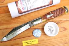 GEC Northfield 976119 American Whittler SFO Allegheny pattern - Antique Yellow Peach Seed Bone GEC Northfield 976119 American Whittler SFO Allegheny pattern - Antique Yellow Peach Seed Bone