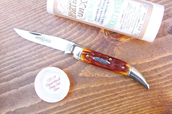 GEC Tidioute 128119 "Northfield" Tickler patterrn jack - Copperhead Pony Cut Bone GEC Tidioute 128119 "Northfield" Tickler patterrn jack - Copperhead Pony Cut Bone